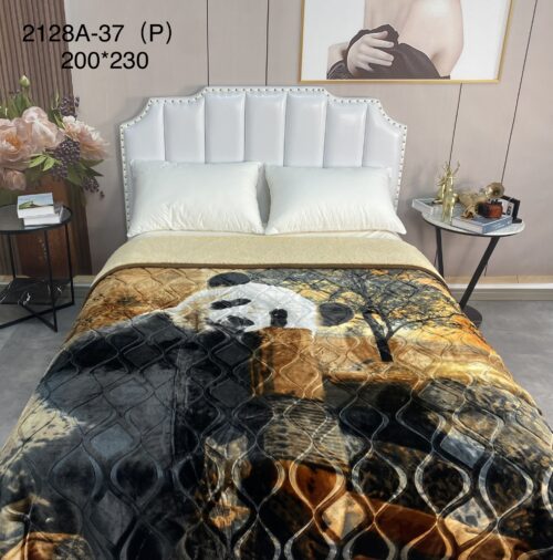 FRAZADA DE TERCIOPELO CON CARNERO 1 PAÑO 4 KG