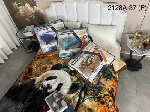 FRAZADA DE TERCIOPELO CON CARNERO 1 PAÑO 4 KG