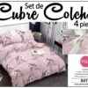 SET DE CUBRE COLCHAS 4 PIEZAS  DE 2 PLAZAS