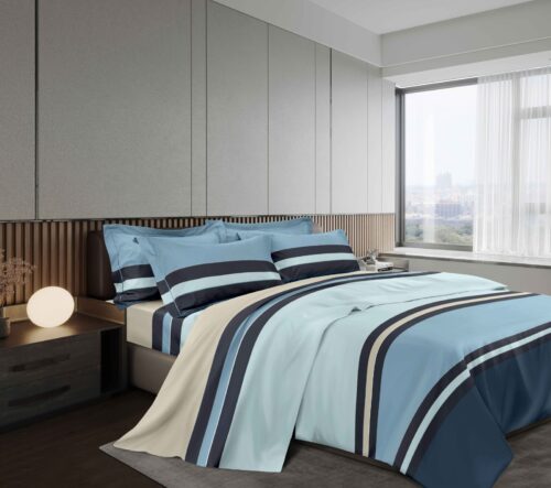 COBERTOR TELA CON CARNERO DELGADO 5 PIEZAS