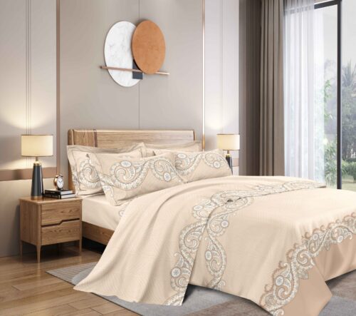 COBERTOR TELA CON CARNERO DELGADO 5 PIEZAS