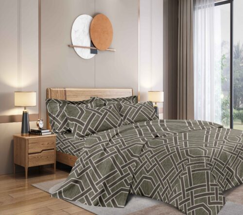 COBERTOR TELA CON CARNERO DELGADO 5 PIEZAS