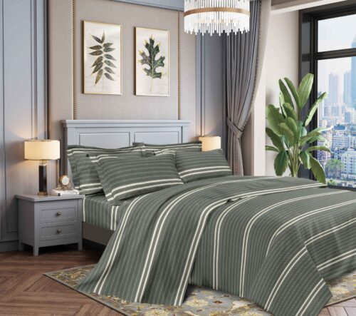 COBERTOR TELA CON CARNERO DELGADO 5 PIEZAS