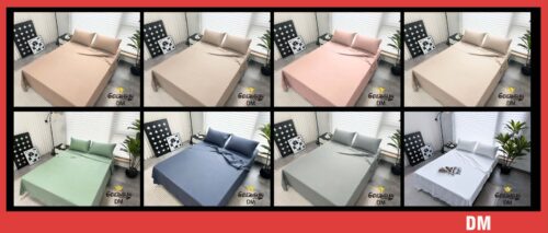 SET DE SÁBANAS 4 PIEZAS COLOR ENTERO