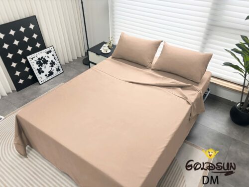 SET DE SÁBANAS 4 PIEZAS COLOR ENTERO