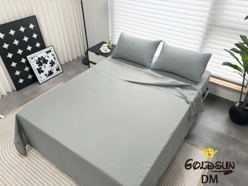 SET DE SÁBANAS 4 PIEZAS COLOR ENTERO