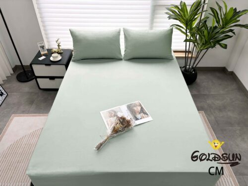 SET DE SÁBANAS 3 PIEZAS COLOR ENTERO