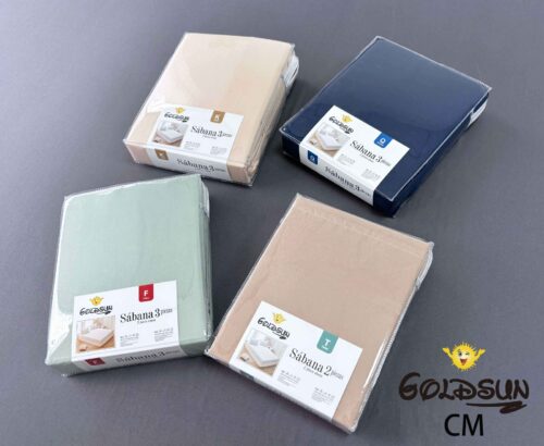 SET DE SÁBANAS 3 PIEZAS COLOR ENTERO