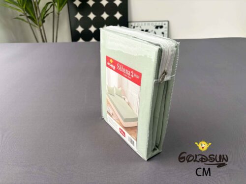 SET DE SÁBANAS 3 PIEZAS COLOR ENTERO