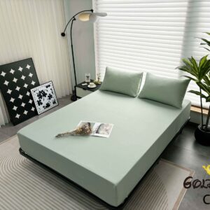 SET DE SÁBANAS 2 PIEZAS COLOR ENTERO