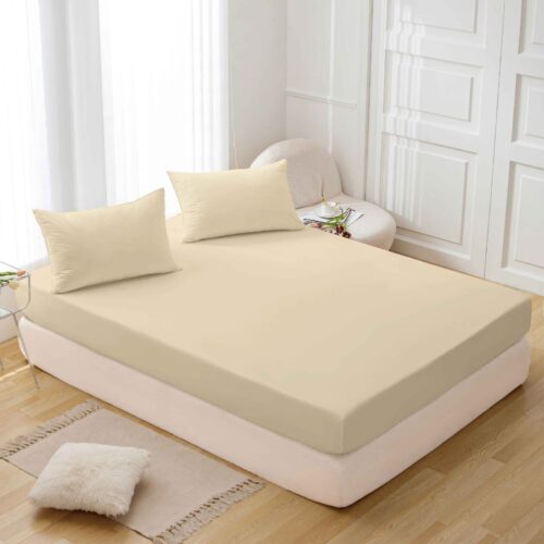 SET DE SÁBANAS 3 PIEZAS COLOR ENTERO