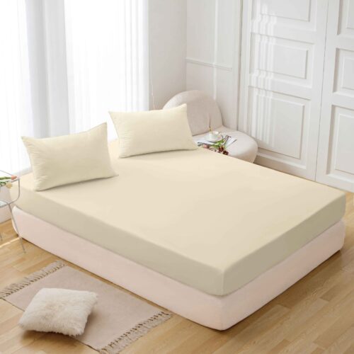 SET DE SÁBANAS 3 PIEZAS COLOR ENTERO