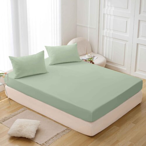 SET DE SÁBANAS 3 PIEZAS COLOR ENTERO