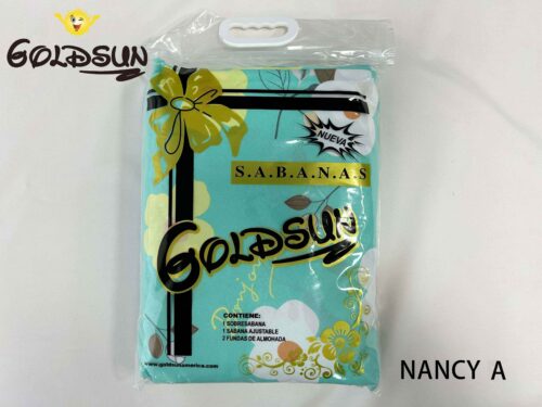 SET DE SÁBANAS 4 PIEZAS ESTAMPADA QUEEN