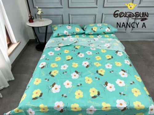 SET DE SÁBANAS 4 PIEZAS ESTAMPADA QUEEN