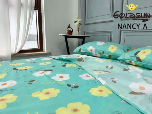 SET DE SÁBANAS 4 PIEZAS ESTAMPADA QUEEN