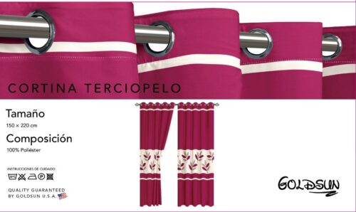 CORTINAS CON TOOL PARA VENTANA CON ARGOLLA