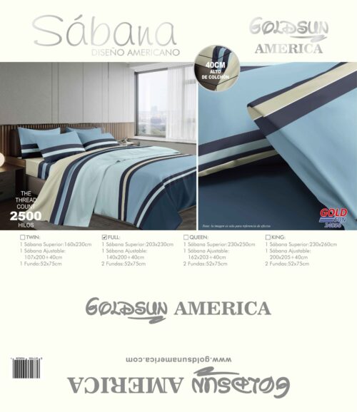 SET DE SÁBANAS 4 PIEZAS ESTAMPADA MALETA