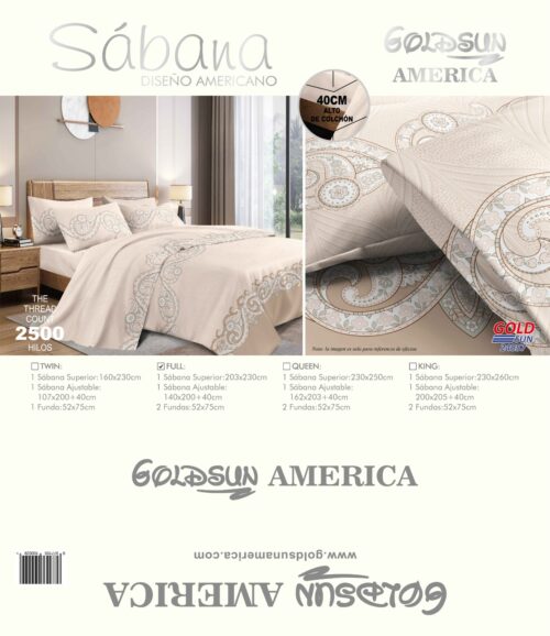 SET DE SÁBANAS 4 PIEZAS ESTAMPADA MALETA