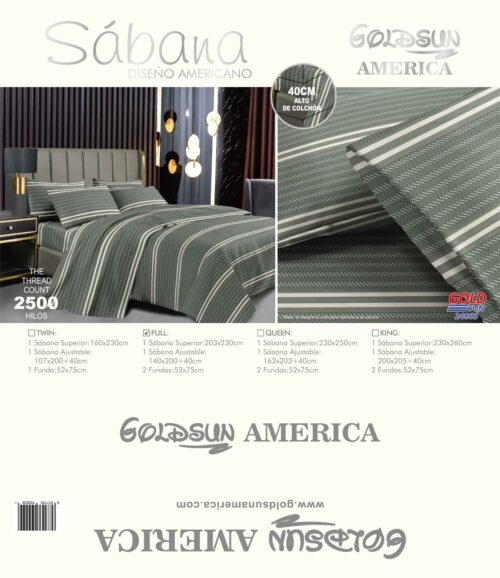 SET DE SÁBANAS 4 PIEZAS ESTAMPADA MALETA