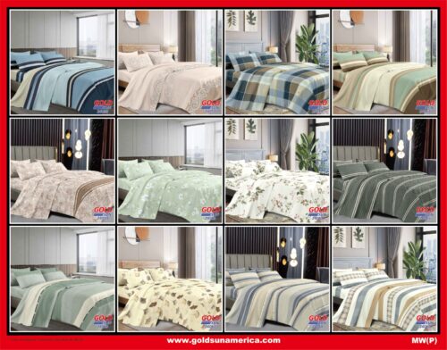 SET DE SÁBANAS 4 PIEZAS ESTAMPADA MALETA