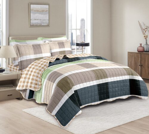 SET EDREDÓN DE VERANO 7 PIEZAS 2 PLAZAS