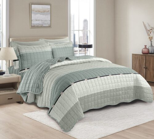 SET EDREDÓN DE VERANO 7 PIEZAS 2 PLAZAS