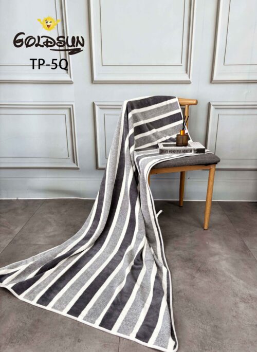 TOALLA DE MICROFIBRA RAYADA 90 X 160 CM