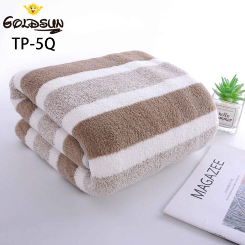 TOALLA DE MICROFIBRA RAYADA 90 X 160 CM