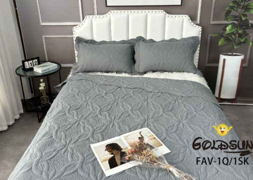 COBERTOR DE VERANO C.E. BORDADO 3 PIEZA