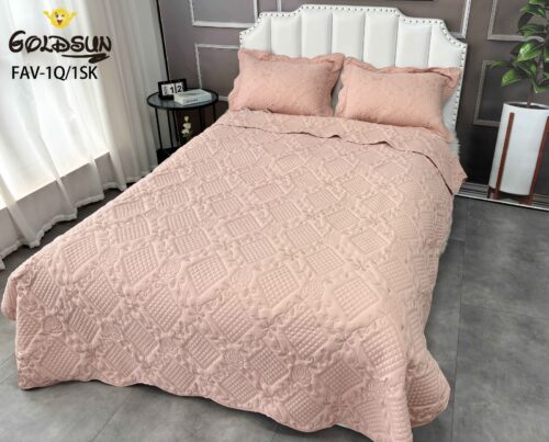 COBERTOR DE VERANO C.E. BORDADO 3 PIEZA