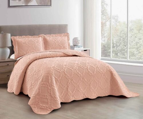 COBERTOR DE VERANO C.E. BORDADO 3 PIEZA