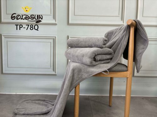 SET DE 3 TOALLAS MICROFIBRA COLOR ENTERO