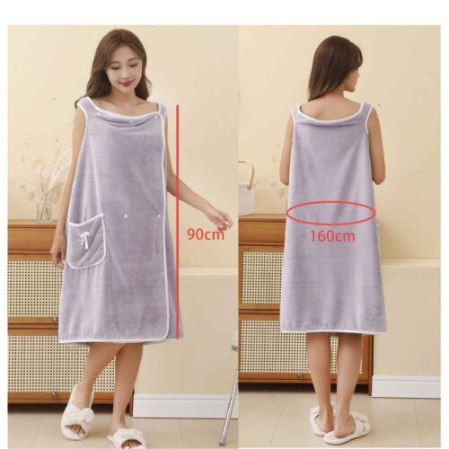 TOALLA SALIDA DE BAÑO DE MICROFIBRA