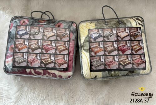 FRAZADA DE TERCIOPELO CON CARNERO 1 PAÑO 4 KG