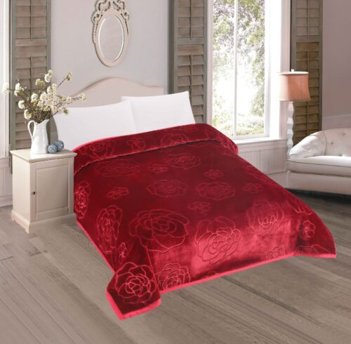 FRAZADA DE TERCIOPELO C.E DOBLE CARA MODELO COREANO 6 KG