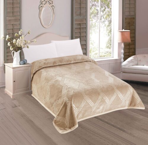 FRAZADA DE TERCIOPELO C.E DOBLE CARA MODELO COREANO 6 KG