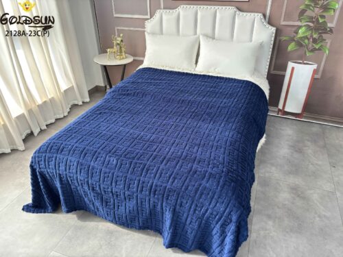 MANTA TRENZADA COLOR ENTERO