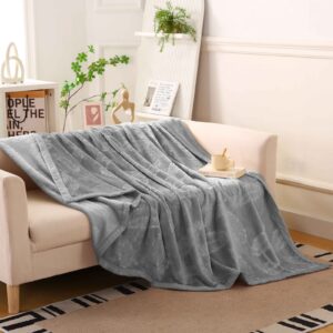 MANTA ALTO RELIEVE HOJAS