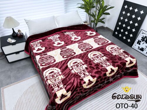 FRAZADA DE TERCIOPELO 1 PAÑO 4 KG