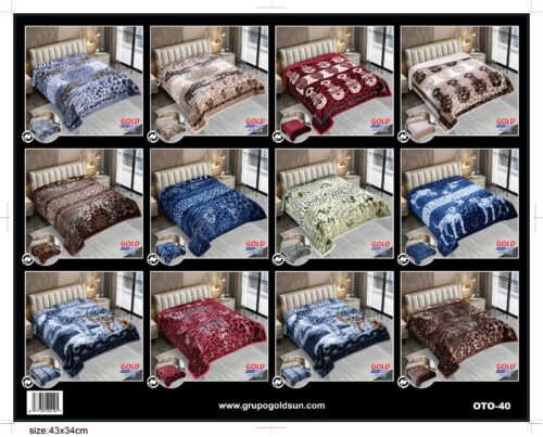 FRAZADA DE TERCIOPELO 1 PAÑO 4 KG