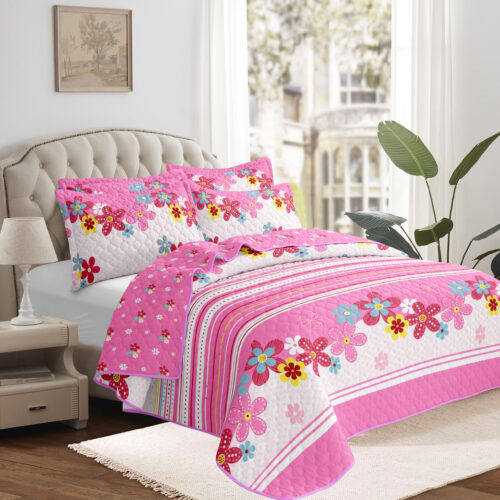 SET DE COBERTOR 7 PIEZAS  QUEEN