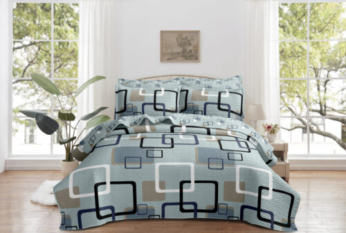 SET DE COBERTOR 7 PIEZAS  QUEEN