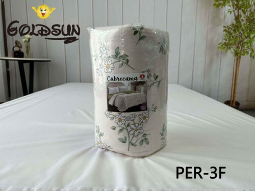 SET EDREDÓN DE VERANO 7 PIEZAS CON CORTINA