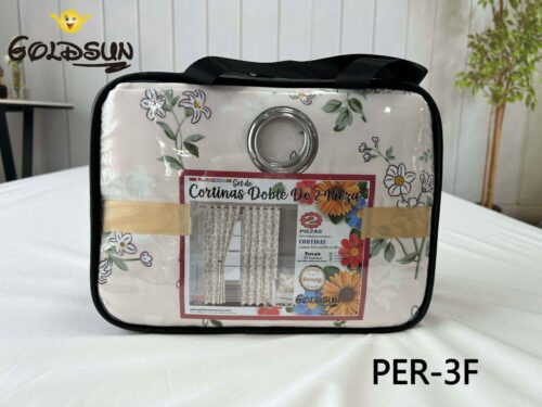 SET EDREDÓN DE VERANO 7 PIEZAS CON CORTINA