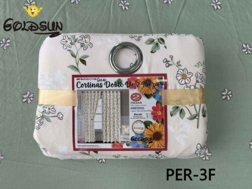 SET EDREDÓN DE VERANO 7 PIEZAS CON CORTINA