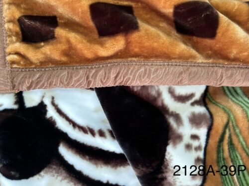 FRAZADA DE TERCIOPELO DOBLE CARA 2 PAÑOS 3 KG