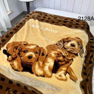 FRAZADA DE TERCIOPELO DOBLE CARA 2 PAÑOS 3 KG