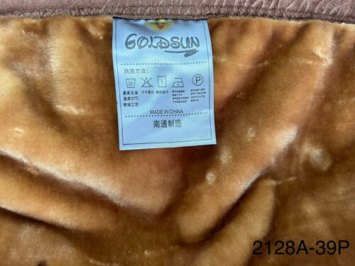 FRAZADA DE TERCIOPELO DOBLE CARA 2 PAÑOS 3 KG