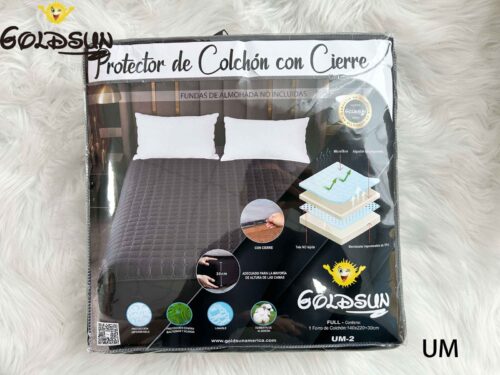 PROTECTOR DE COLCHÓN IMPERMEABLE CON CIERRE QUEEN
